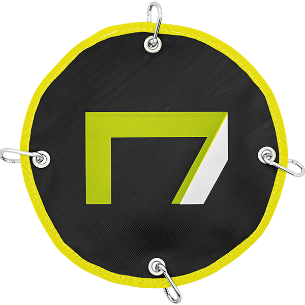 Precision shooting target with hooks for flexible placement and skills development.