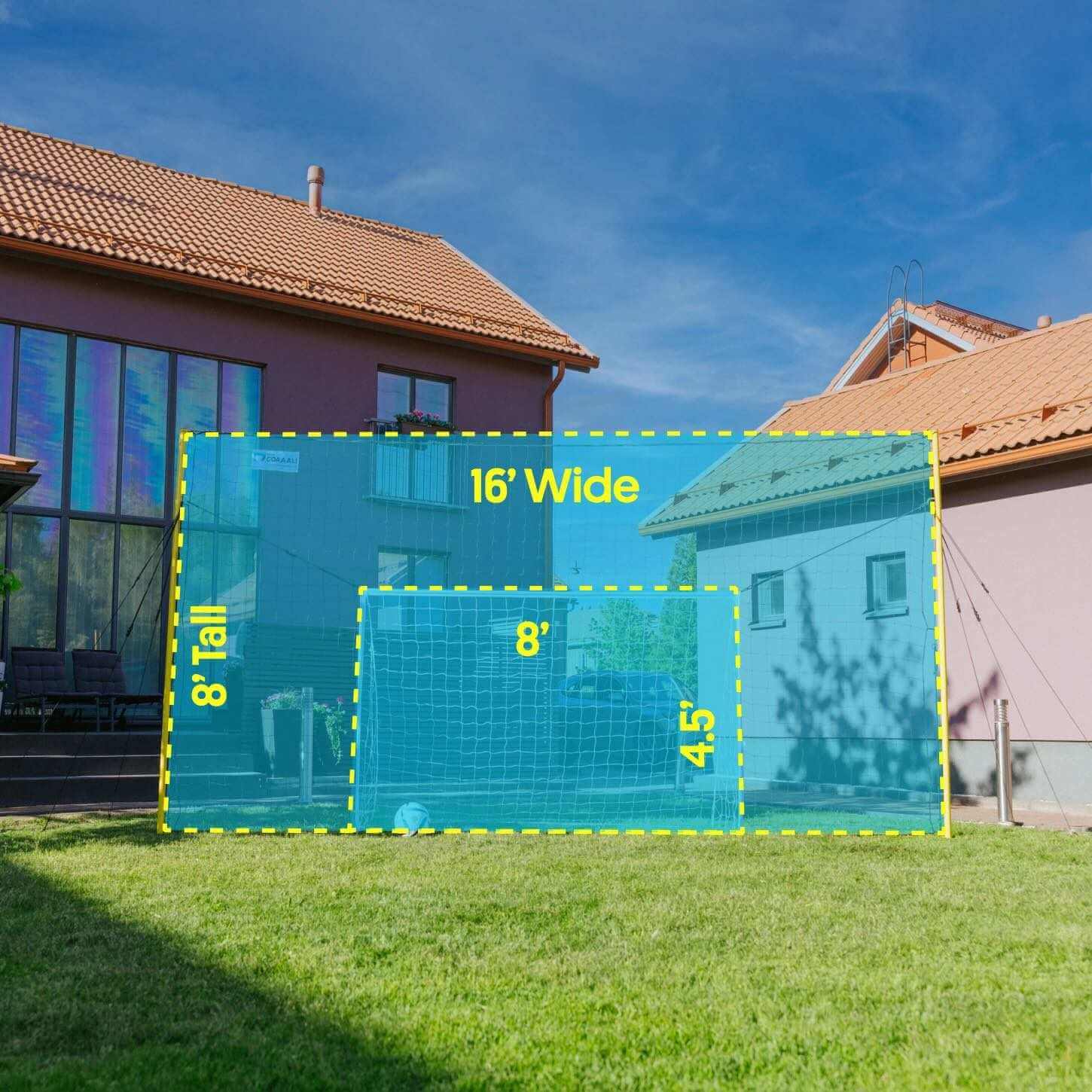 3-in-1 Football Goal (Junior) + FREE Corner Targets