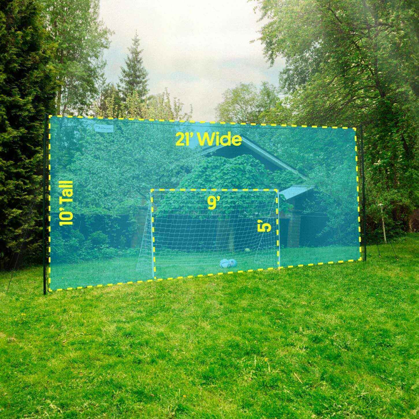 3-in-1 Fußballtor (Standard) + GRATIS Eckziele