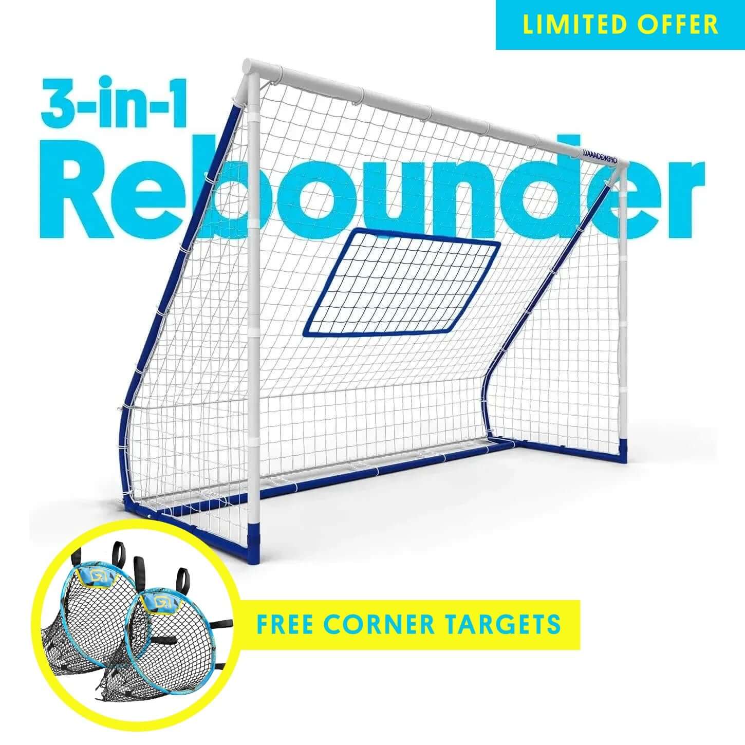 Triple Function Rebounder + FREE Corner Targets