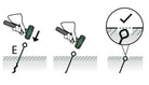Football goal with safety zones and surrounding netting