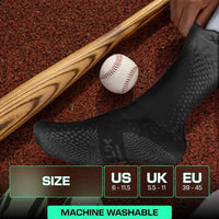 Player changing direction swiftly with Performance Grip Socks enhancing stability