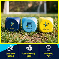 Open Goaaal® Football Training Dice | The 216-Drill Coaching System
