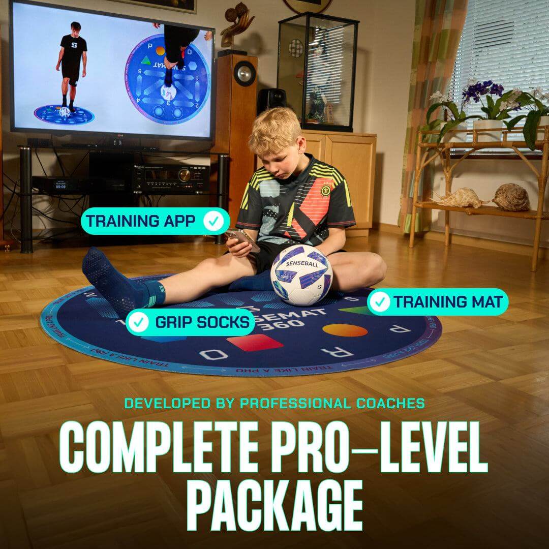 Pro-Level Cognitive + Footwork Soccer Training Mat | SenseMat 360