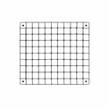 Open Goaaal Net Repair Patch with grid pattern and corner holes for fixing sports nets
