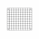 Open Goaaal Net Repair Patch with grid pattern and corner holes for fixing sports nets