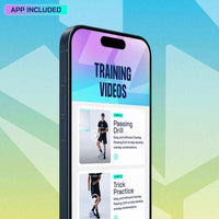 Football Kick Trainer Pro-Level with Size 2 Ball in Green, featuring SenseBall app and training videos for enhanced skills.