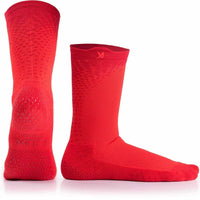 High-intensity football training with Performance Grip Cleat Socks for added grip