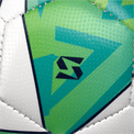 Green SenseBall football training ball for pro-level skill development.