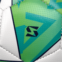 Green SenseBall football training ball for pro-level skill development.