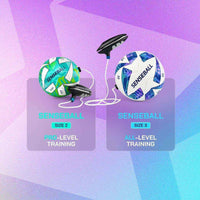 Football Kick Trainer All-Level - Size 3 Ball (Blue) - SenseBall for developing two-footed skills and ball control.